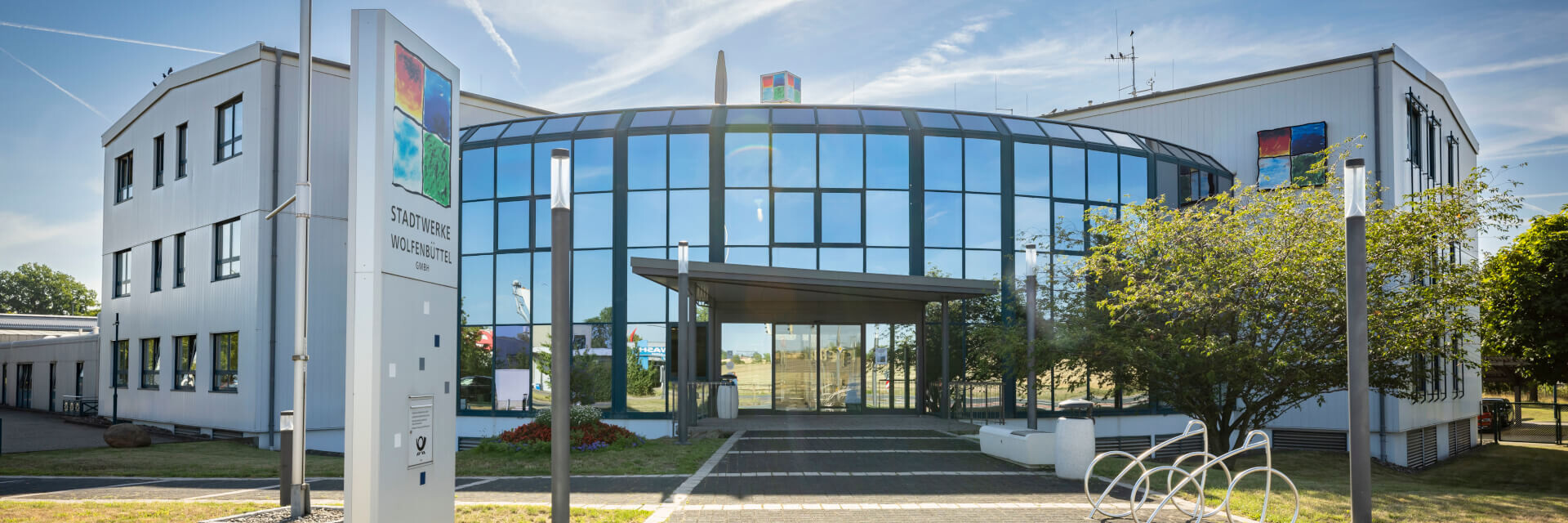 Eingangsbereich Firmengebäude 