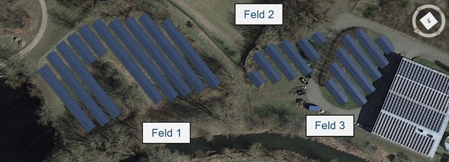 Photovoltaikanlage auf der Kläranlage