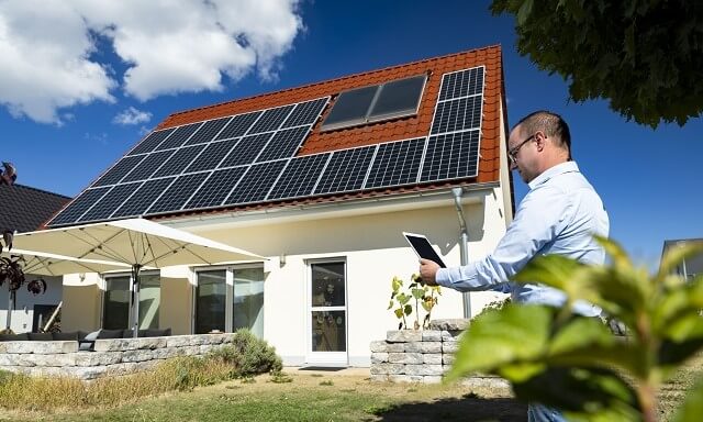 Einfamieleinhaus mit Photovoltaikanlage